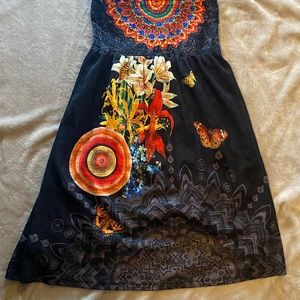 Strapless summer sundress